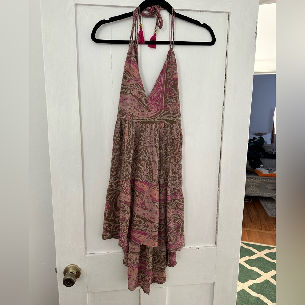 RAGA Halter Paisley Mini Dress